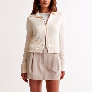 Pleated Mid Rise Mini Skort